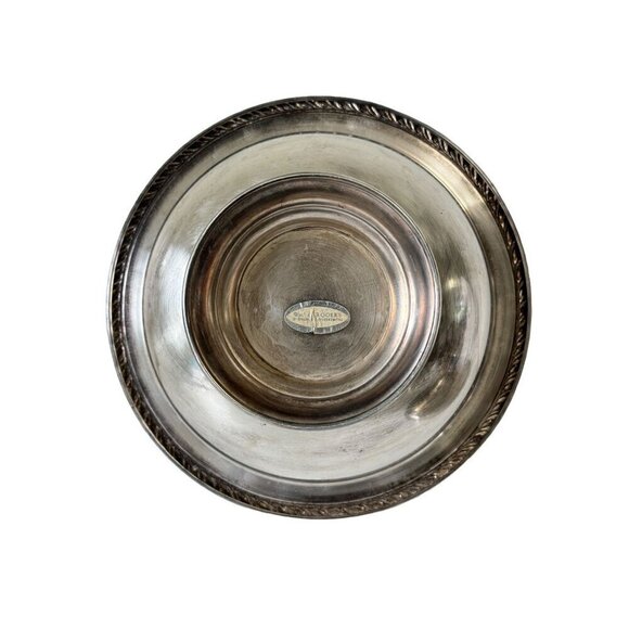 Vintage  Wm. A Rogers 862 Silver Plated Round Serving Bowl Casserole With Lid - Picture 7 of 12